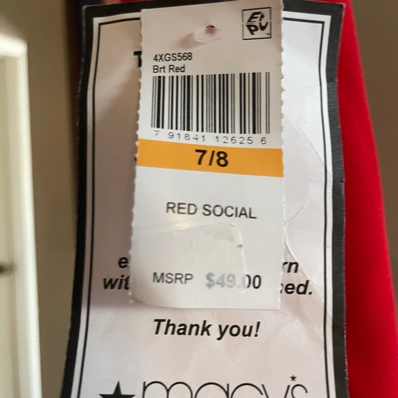 Red B. Darlin Mini Dress - Picture 3 of 5